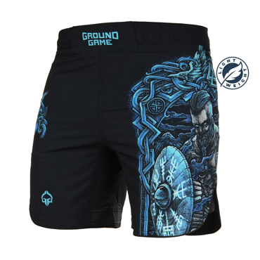 GROUNDGAME Viking light FIGHTSHORTS - BLACK
